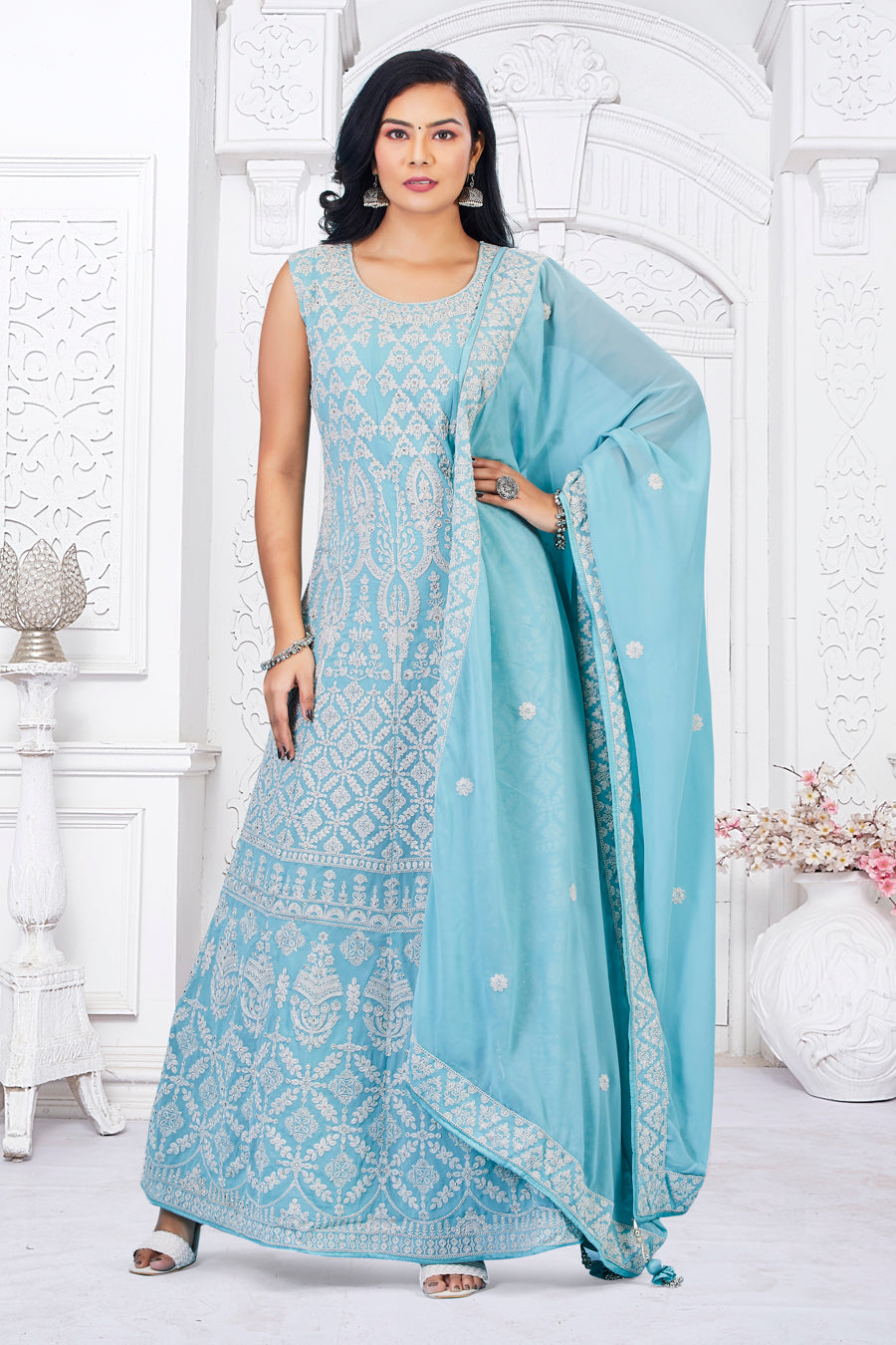 Gown churidar on sale