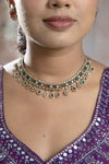 Radiant Multi Color AD Necklace Set