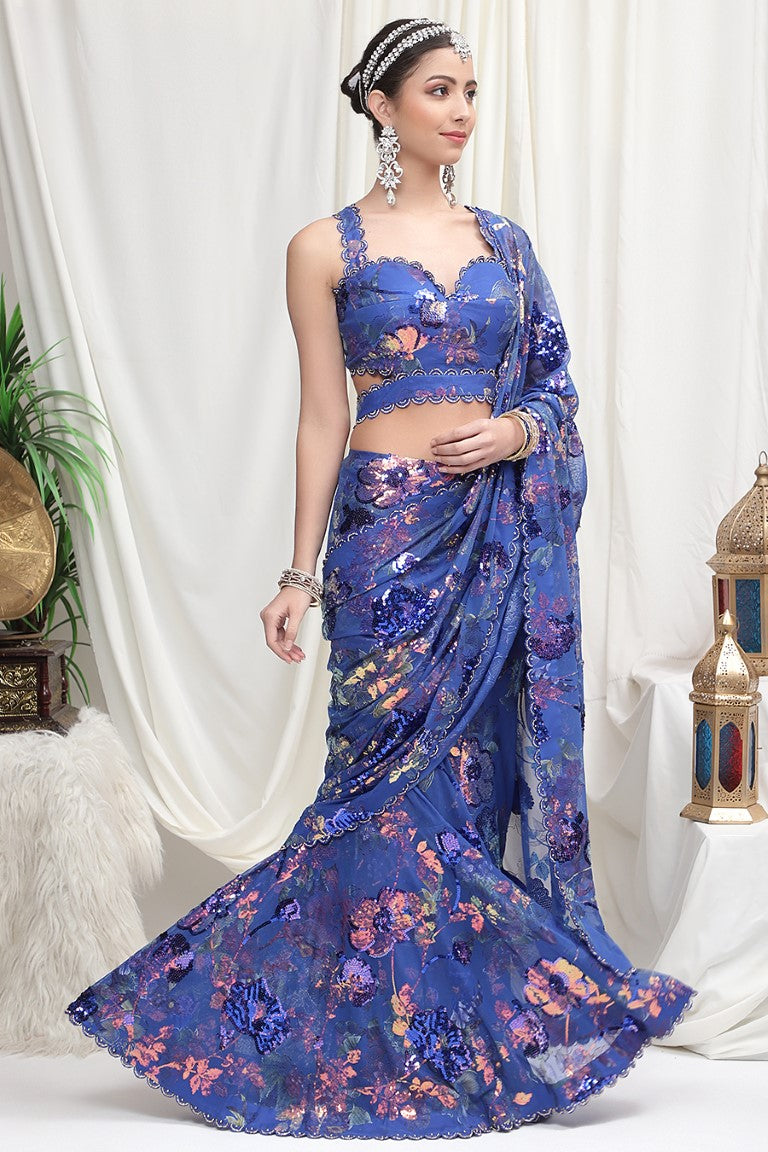 Navy Blue Color Bandhani Printed Vaishali Silk Lehenga With Blouse And  Dupatta - Shivam E-Commerce at Rs 3379.00, Surat | ID: 2853179309397