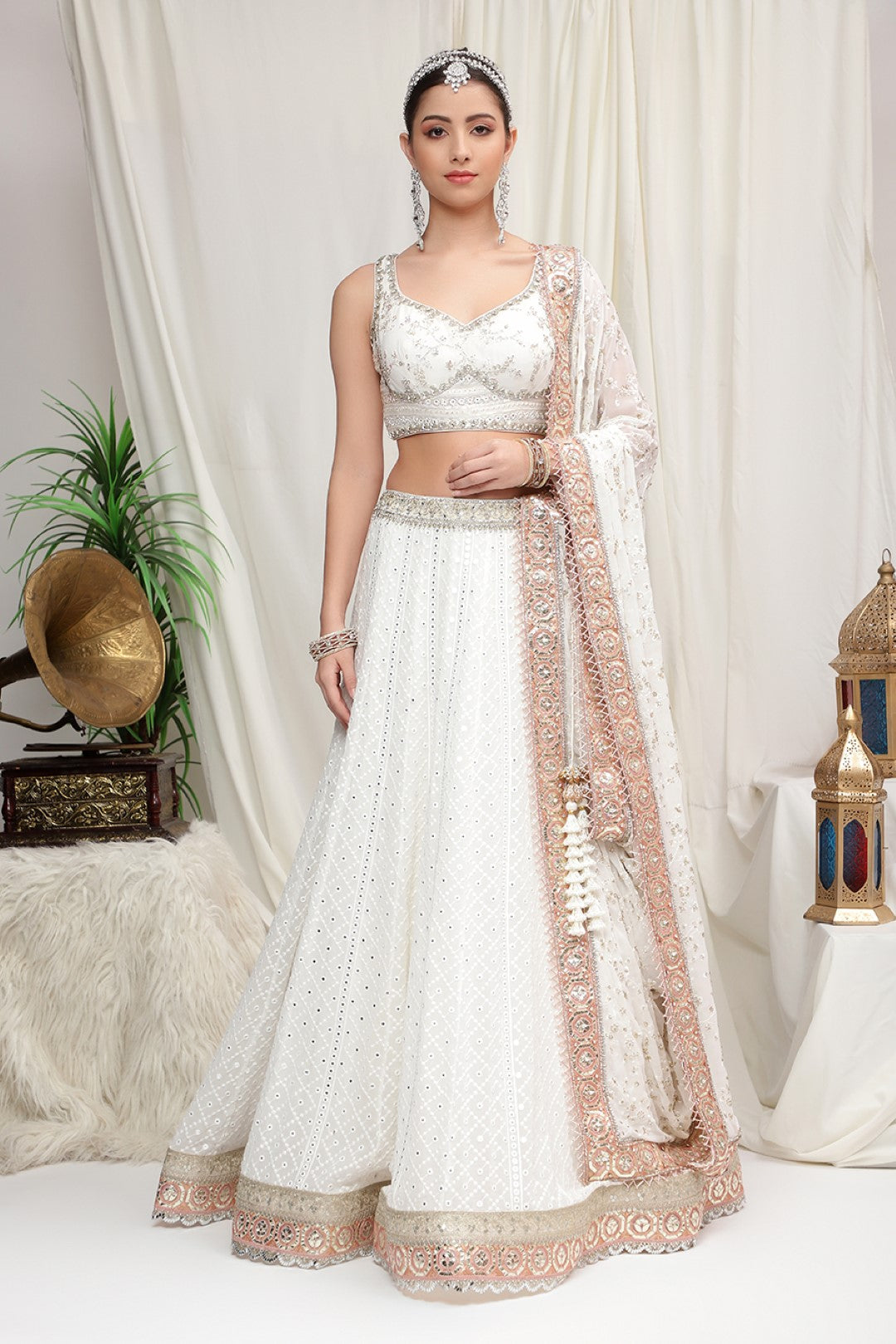 White Lehenga for Sangeet - Designer Collection with Prices