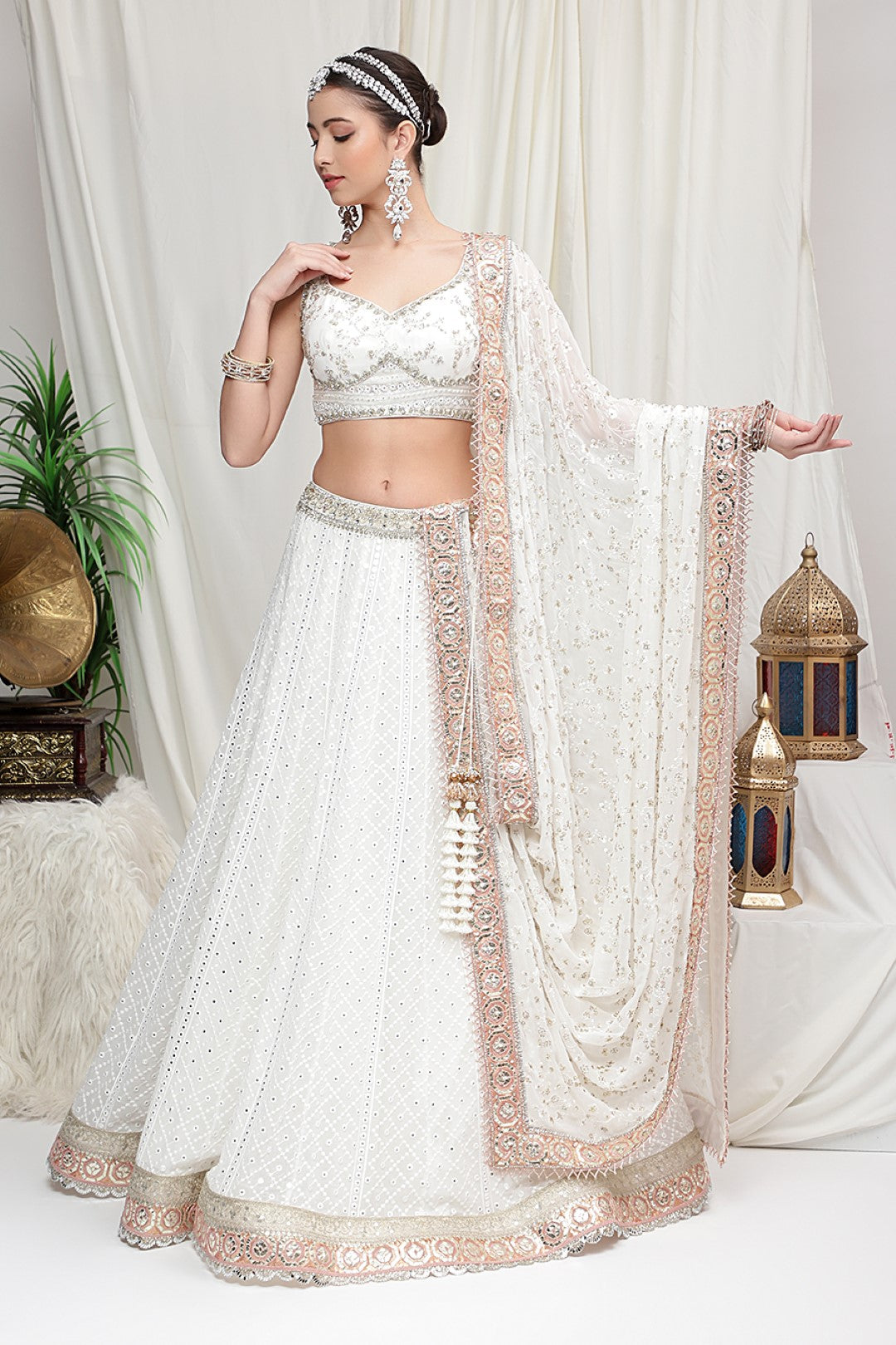 White Sabyasachi Lehenga Choli Designer Lehenga for Women Wedding Lehenga  Skirt Ghagra Choli Lehenga Blouse Indian Dress Partywear Lehenga - Etsy