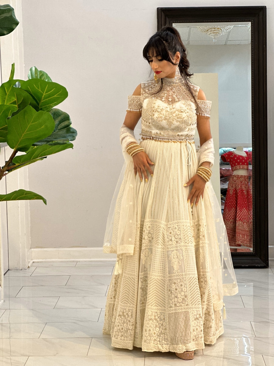 New Beautyful White Color Bridal Designer Embroidery With Sequence Work  Partywear Lehenga Choli for Girls and Womens Fashion - Etsy